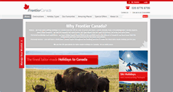 Desktop Screenshot of frontier-canada.co.uk